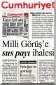 Cumhuriyet - 19.07.2003 - Milli Grs